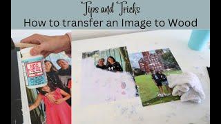 MOD PODGE Image Transfer to wood, Does it really work? All the Tips and Tricks