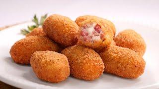 Ham Croquettes - Very Easy and Homemade Traditional Recipe