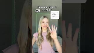 Do you have many siblings? #shorts #shortsfeed #tiktok #adiaava #trending #siblings #relatable
