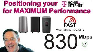 Optimizing T-Mobile Home Internet using Data, not Bars + Hint application