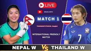 NEPAL W VS THAILAND W || INTERNATIONAL WOMEN'S FRIEANDLIES FOOTBALL MATCH 2025  || PREMATCH ANALYSIS