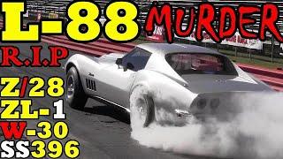 HOW FAST is an L88 Corvette ?? ULTRA RARE 1969 L88 Corvette TAKES ON Epic GM Muscle  - Drag Video