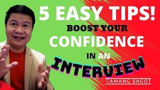 5 EASY TIPS TO BOOST YOUR CONFIDENCE IN AN INTERVIEW! | Get Good Gerry