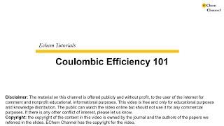 Tutorial 23-Coulombic Efficiency 101