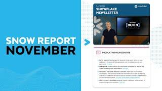 Snow Report: What's Happening At Snowflake In November