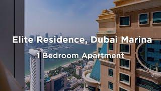 Furnished 1 Bedroom Apartment for rent in elite residence in the Dubai Marina.