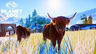 Making a Cosy Winter Zoo in Planet Zoo | Supercut