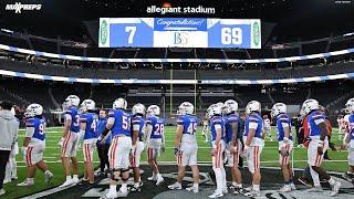 HIGHLIGHTS: #4 Bishop Gorman Beats Arbor View 69-7 to Win 4th Straight State Title