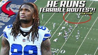 Dallas Cowboys Ceedee Lamb accused of running TERRIBLE ROUTES? (Film Study)