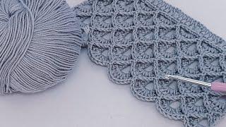 You will never get bored with this crochet pattern. How to crochet for beginners