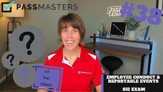 Unleash Your Success: Master Employee Conduct And Reportable Events For SIE Exam Triumph!