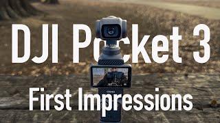 DJI Osmo Pocket 3 First Impressions