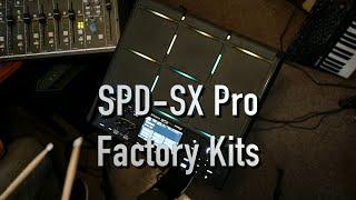 Roland SPD-SX Pro Demo - Factory Sounds (No Talking)