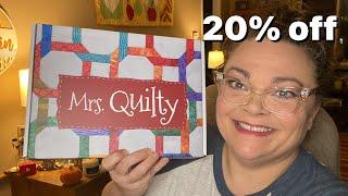 Mrs Quilty - Box 2 + 20% off - November 2024