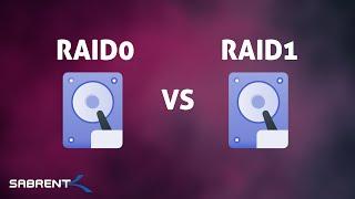 RAID0 vs RAID1 | Beginners Explanation!