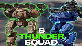 6 MAX Behemoth THUNDERS At Once In Champion League - Full THUNDER Squad | War Robots