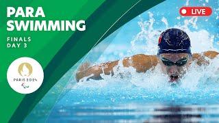 Para Swimming - Men's & Women's Finals | Day 3 | Paris 2024 Paralympics