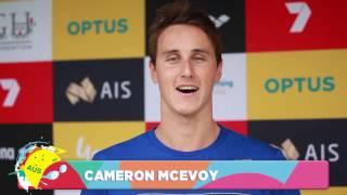 Thank you message from Olympian Cameron McEvoy