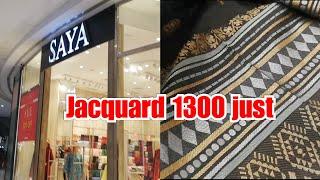 SAYA FLAT 40% OFF NEW LAWN ARRIVAL 2023 || jacquard 1300 just