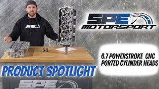 SPE Motorsport CNC ported 6.7 Powerstroke cylinder heads