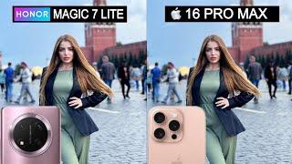 Honor Magic 7 Lite VS Iphone 16 pro Max Camera test Comparison Honor vs iphone