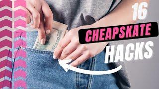 CHEAPSKATE HACKS to SAVE MONEY! | Frugal Living