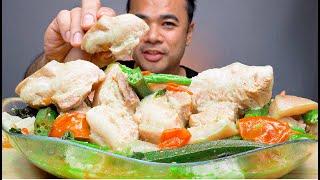 SINIGANG NA YOBAB | POR BELLY TAMARIND SOUP AND VEGETABLES | MUKBANG ASMR | ALFIE EATS