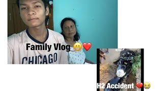 Family vlog #1 | H2 accident  | Sasanka's vlog