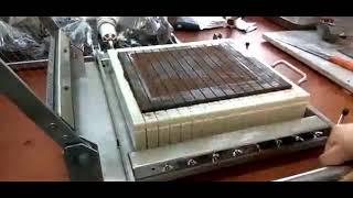 15*15mm manual Fudge candy chocolate cutting machine/soft sweets cutter