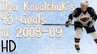 Ilya Kovalchuk's 43 Goals 2008-09 (HD)