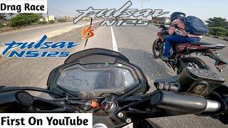 Bajaj Pulsar N125 Vs NS 125 | Drag Race | First On Youtube