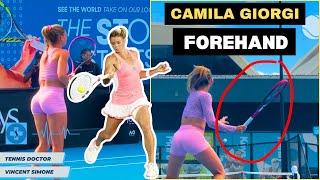 Camila Giorgi FOREHAND Analysis