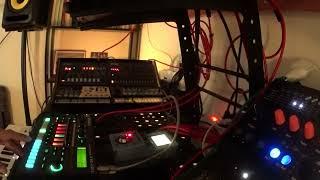 Roland S-1 + J-6 + TR-6S meet The Microfreak Stellar / Summer synth live jam