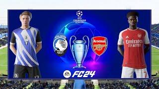 Atalanta vs. Arsenal - UEFA CHAMPIONS LEAGUE 24/25 - 2024 Full Match 4K - FC 24