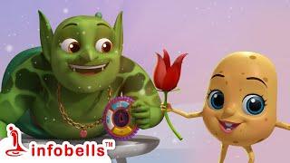 உருளைக் கிழங்கு செல்லக்குட்டியும் ஜீ பூம்பா பூதமும்-Magic | Tamil Rhymes for Children | Infobells