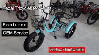 The best pedal tricycles for adults of all ages | Tianjin Anyida Trikes Factory