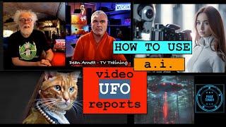 Turn UFO witness reports into - A.I. Video - Prof Simon