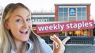 What I Buy Every Single Week Aldi Shopping [It’s Not What You’d Think!]