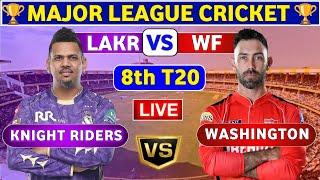 Washington Freedom vs Los Angeles Knight Riders, 8th T20 | WF vs LAKR Live Score & Commentary MLC