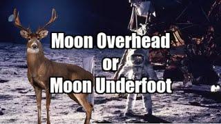 Moon overhead or underfoot and what it means for deer movement