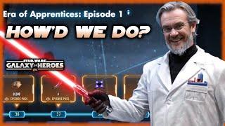 SWGOH Episode 1 Is At An End...So How Did We Do?