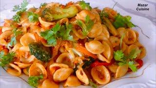 This 10 Minutes Veg Pasta Will Become Your Favourite Food ماکارونی زودپزو لذیذ