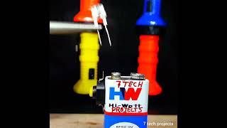 how to make dj light / hw battery simple circuit electronics project / battery led with switch