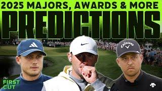 2025 Golf Predictions Show - Majors, Awards & More | The First Cut Podcast