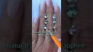 Large Sapphire Collection Natural Gems which Color Change under different light