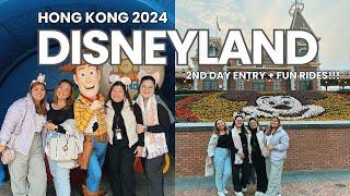 Hong Kong 2024 — Exploring HK Disneyland DAY 2 + Fun rides! #HK #2024 #klook