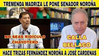 DE ULTIMA HORA TREMENDA MADRIZA LE PONE NOROÑA A CHAYOTERO JOSÉ CÁRDENAS AMLO ES TU PADRE #envívo