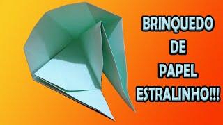 BRINQUEDO ORIGAMI ESTRALINHO DE PAPEL