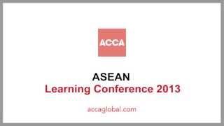 ACCA ASEAN Learning conference 2013