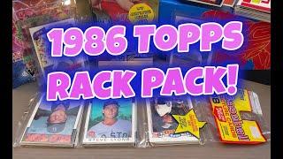 1986 Topps Rack Pack Break! Nice Mattingly and Ripken Jr. hits!